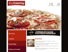 Tablet Screenshot of esecatering.com